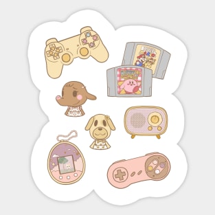 cozy gaming 6 Sticker